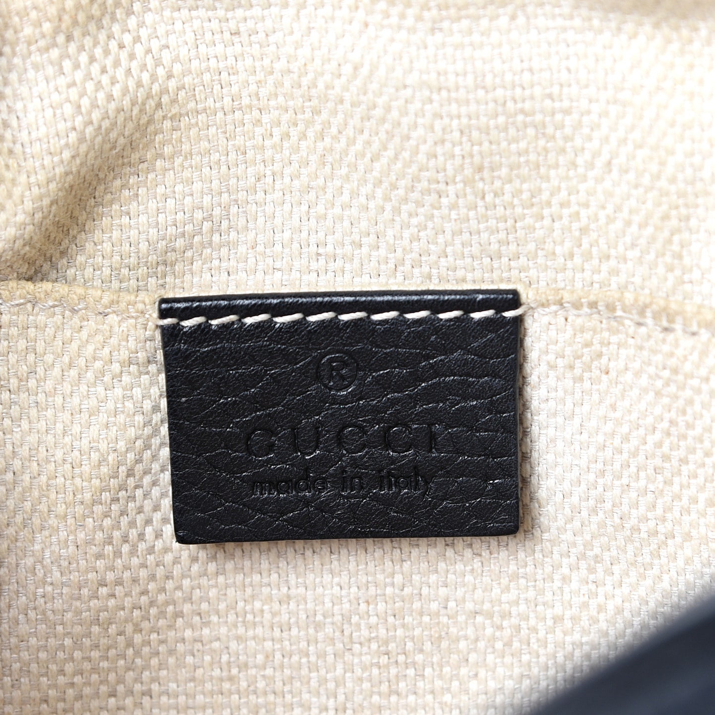 Pebbled Calfskin Small Soho Disco Bag Black