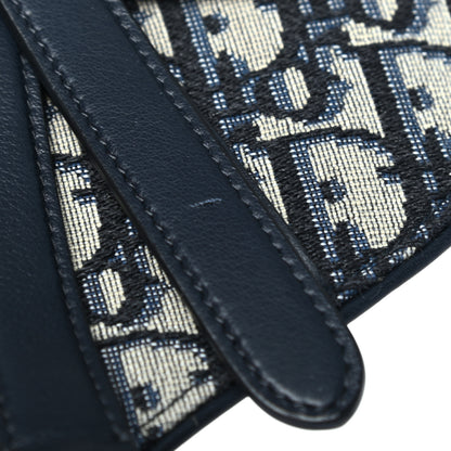Christian Dior Oblique Saddle Belt Bag Blue 8 of 8