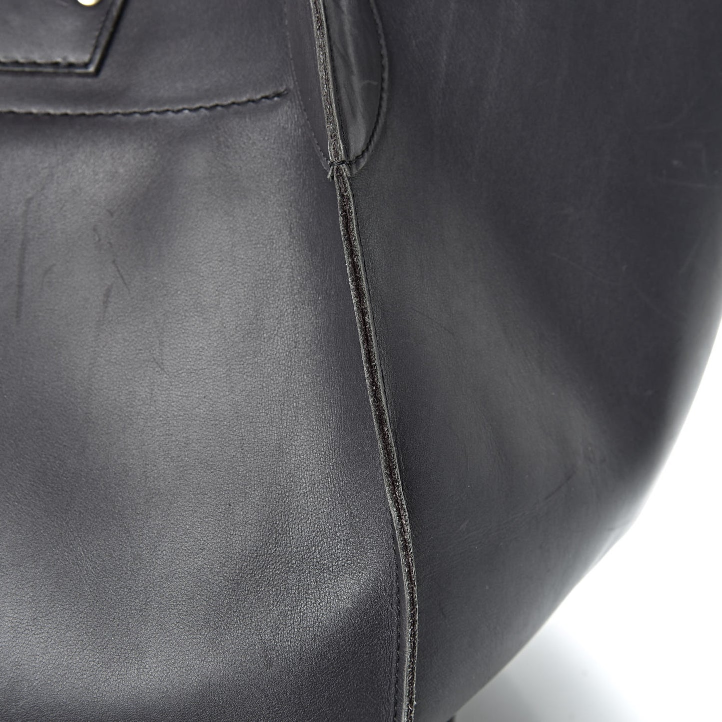 Smooth Calfskin Medium Big Bag Liquorice
