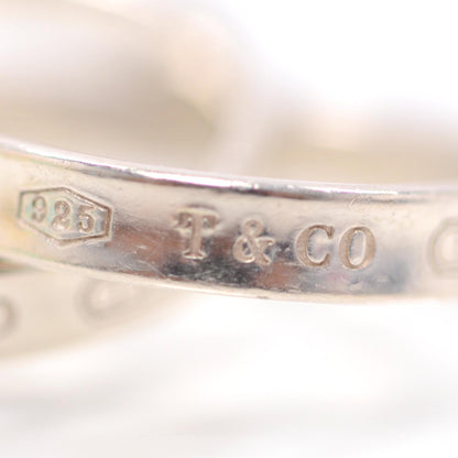 Tiffany Sterling Silver 1837 Interlocking Ring 6.5 3 of 5