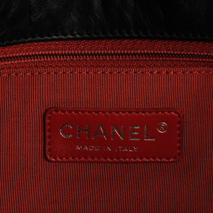 Chanel Calfskin Ultra Stitch Oversize Flap Black 6 of 7