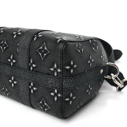 Louis Vuitton Cowhide Faded Monogram City Keepall Charcoal 8 of 8