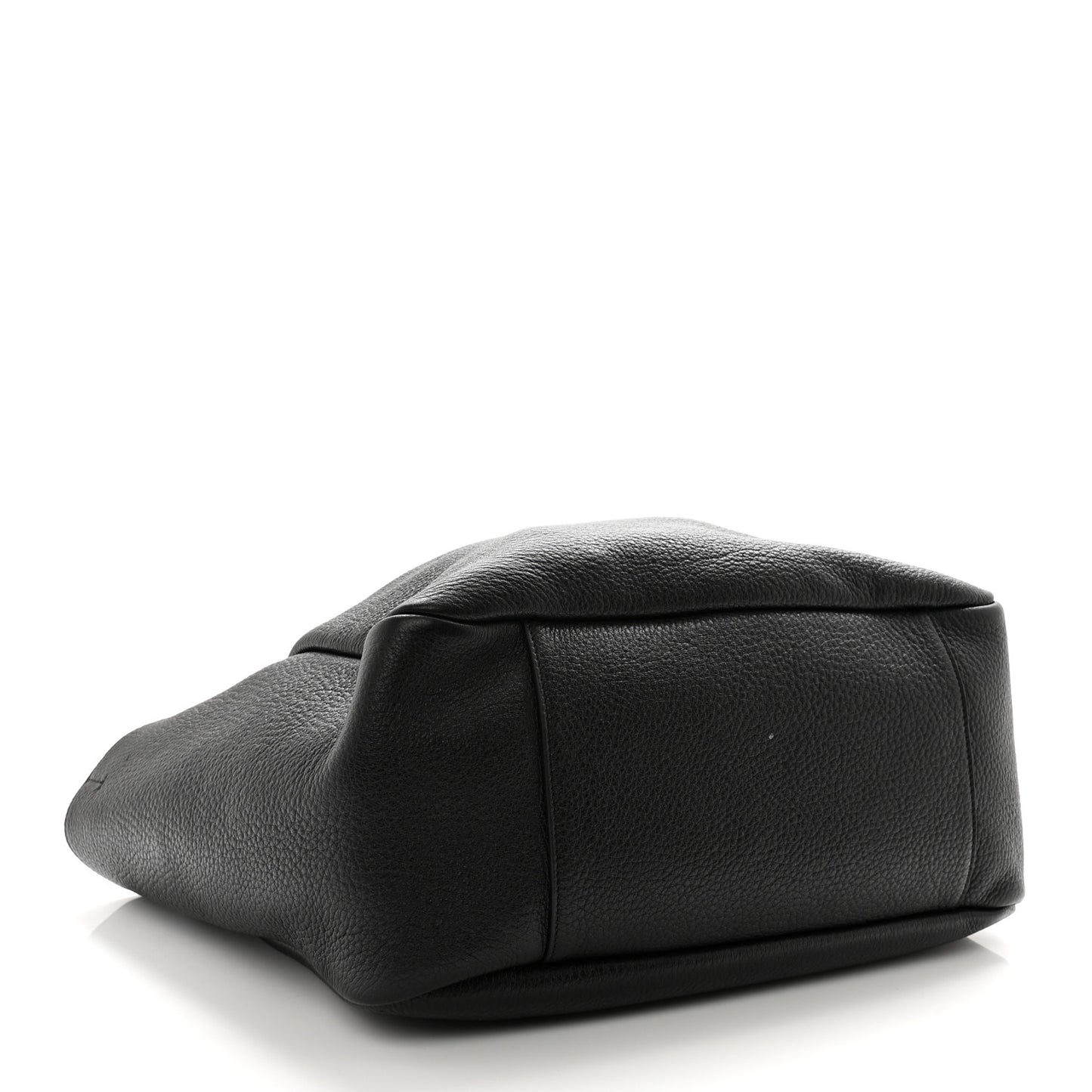Grained Deerskin Bea Tote Black