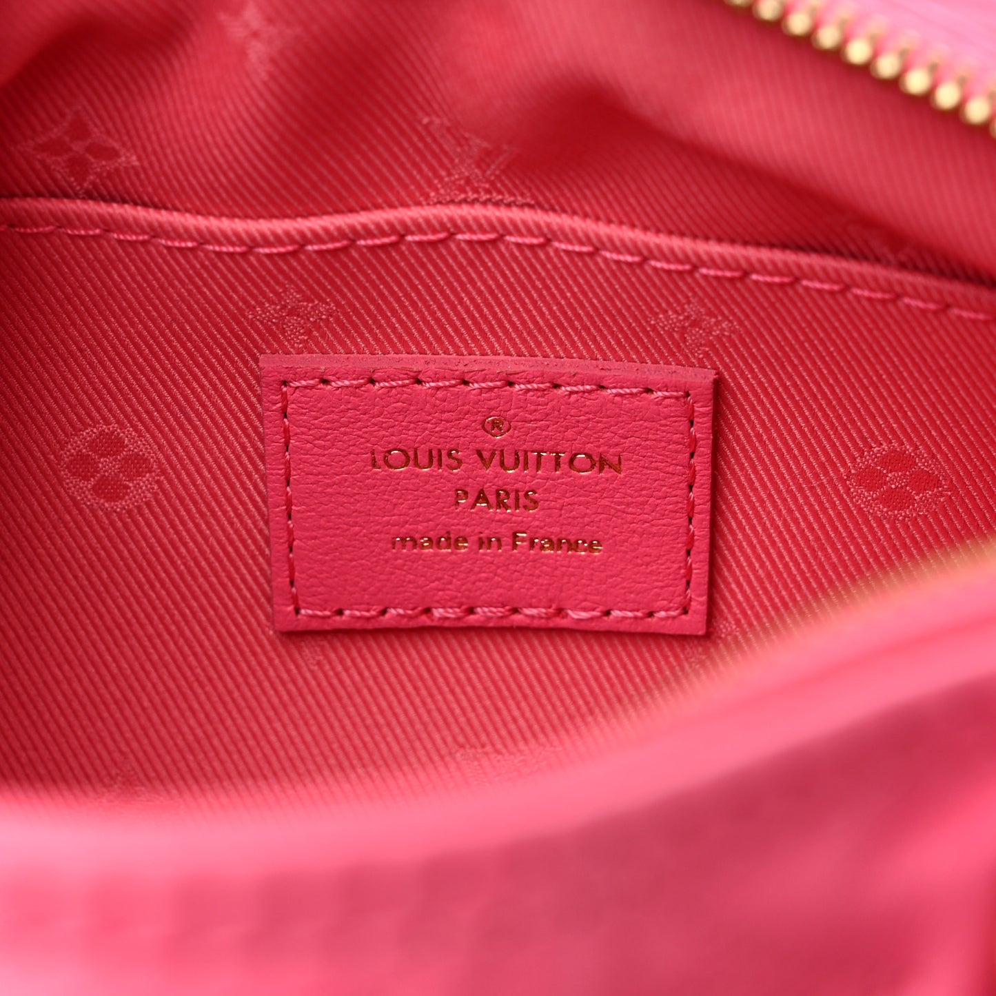 Calfskin Bubblegram Papillon BB Dragon Fruit