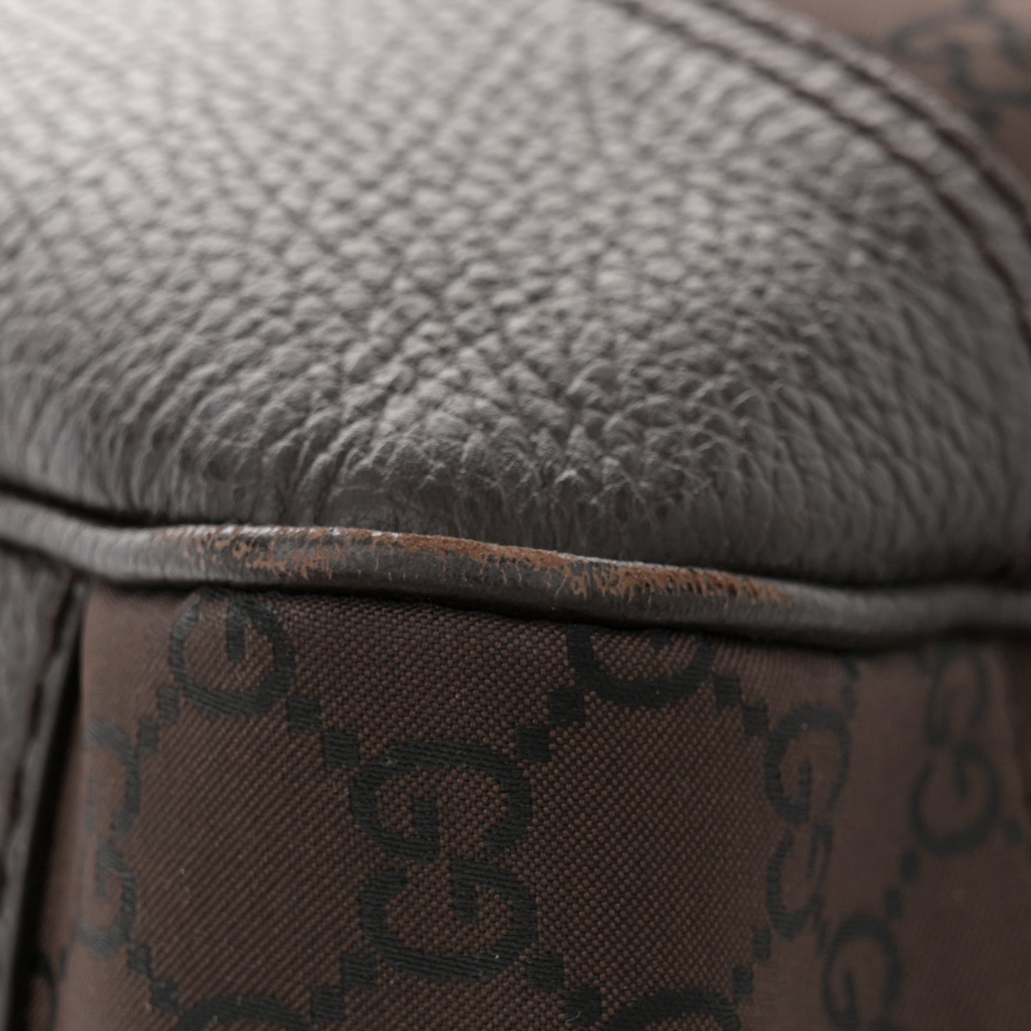 Nylon Monogram Large Princy Duffle Bag Dark Brown