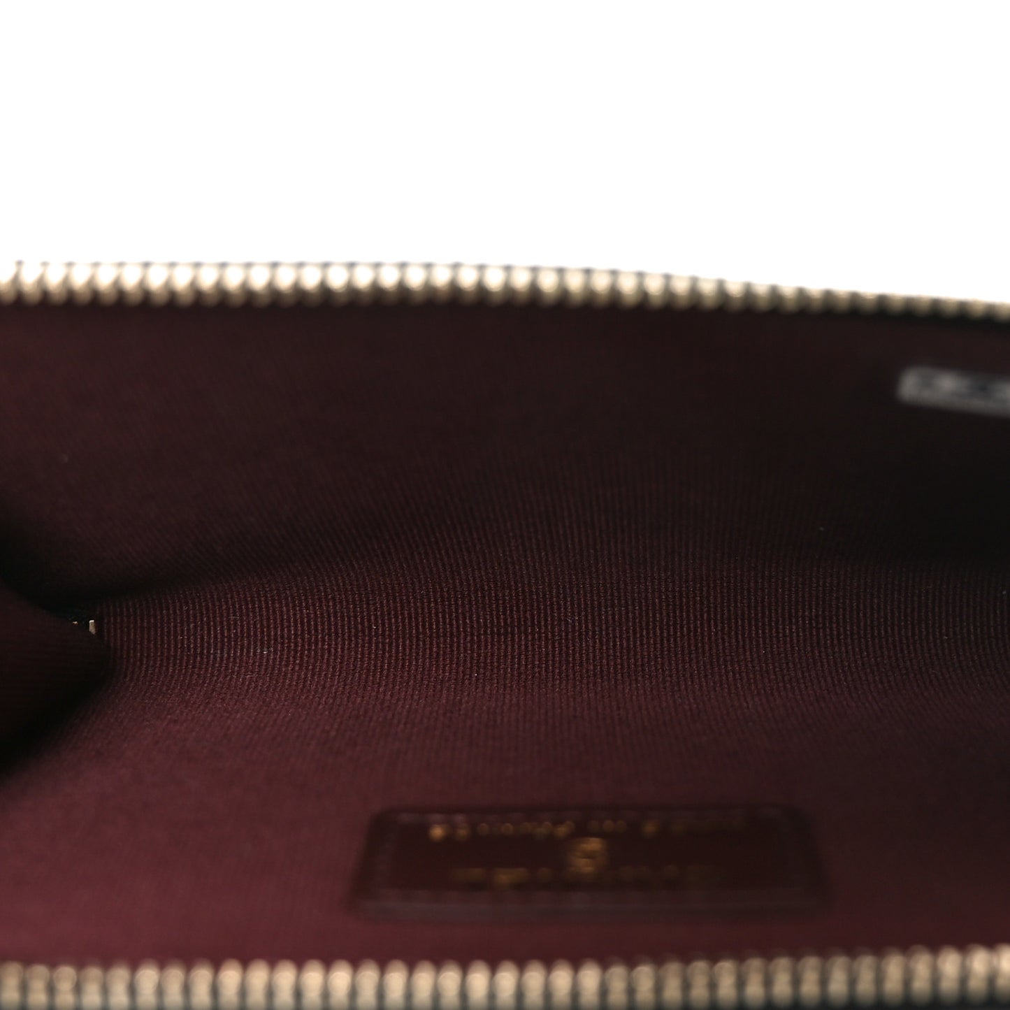 Caviar Quilted CC Zip Around Card Holder Black