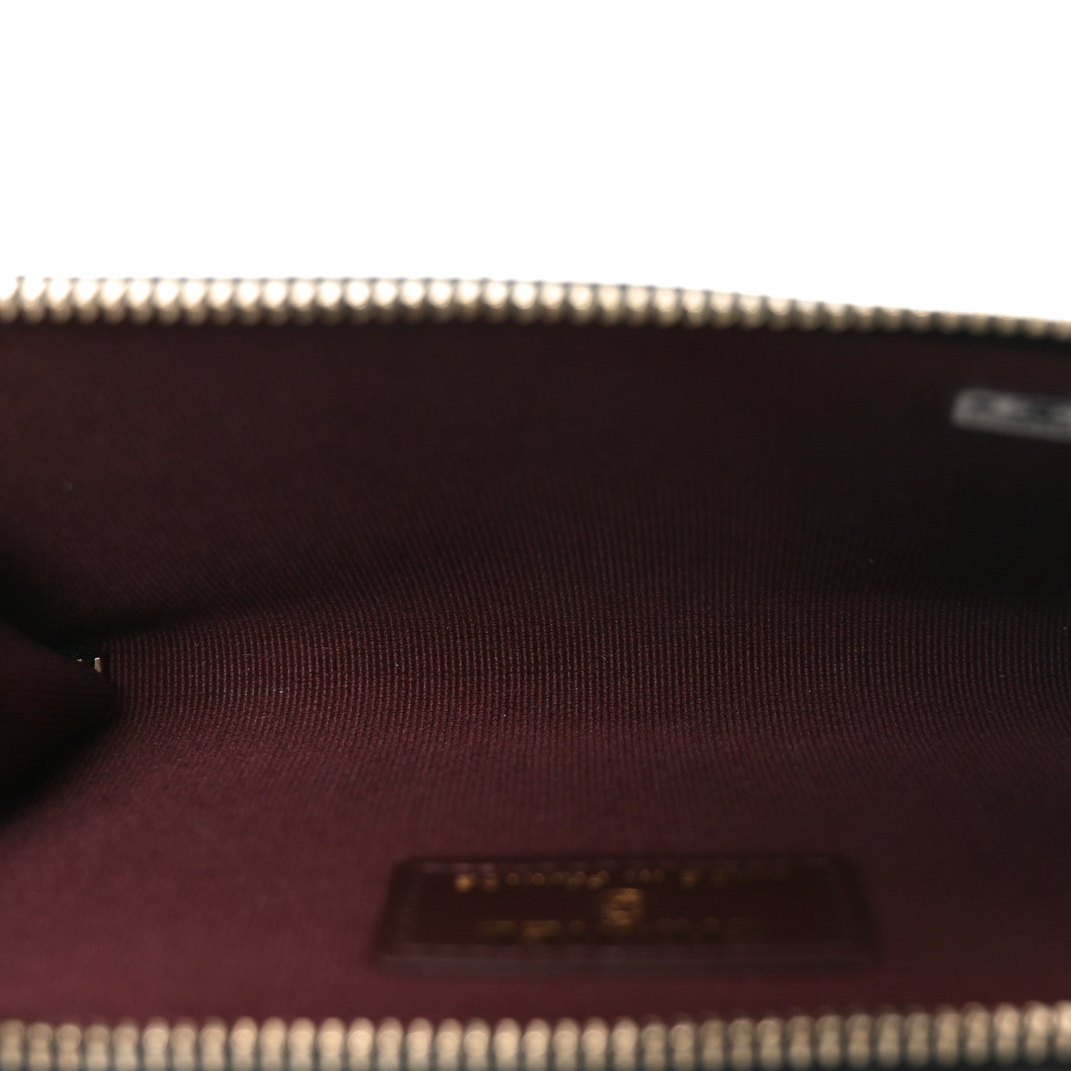 Chanel Caviar Quilted CC Zip Around Card Holder Black 5 of 8