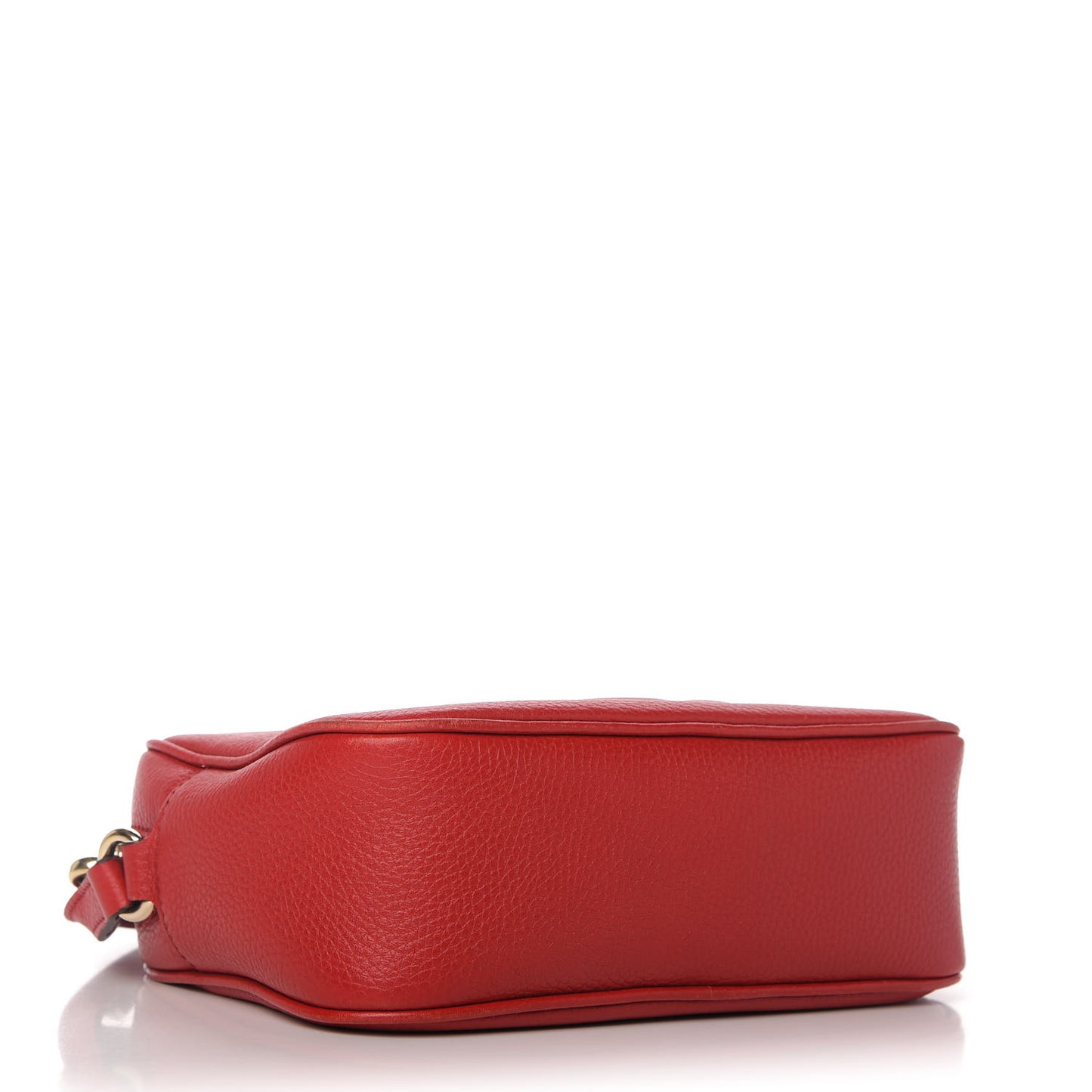 Pebbled Calfskin Small Soho Disco Bag Tabasco Red