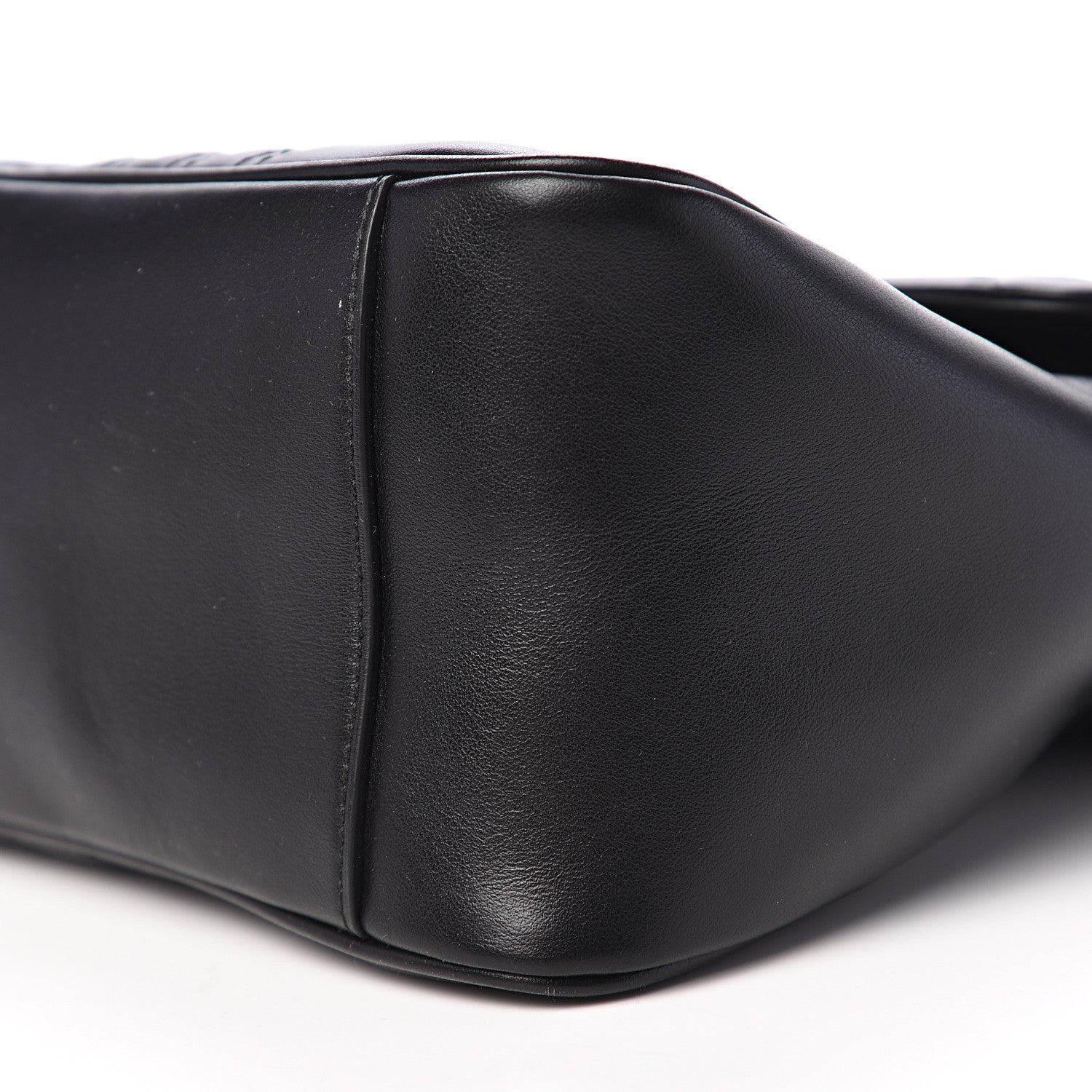 Gucci Calfskin Matelasse Medium GG Marmont Top Handle Shoulder Bag Black 12 of 13