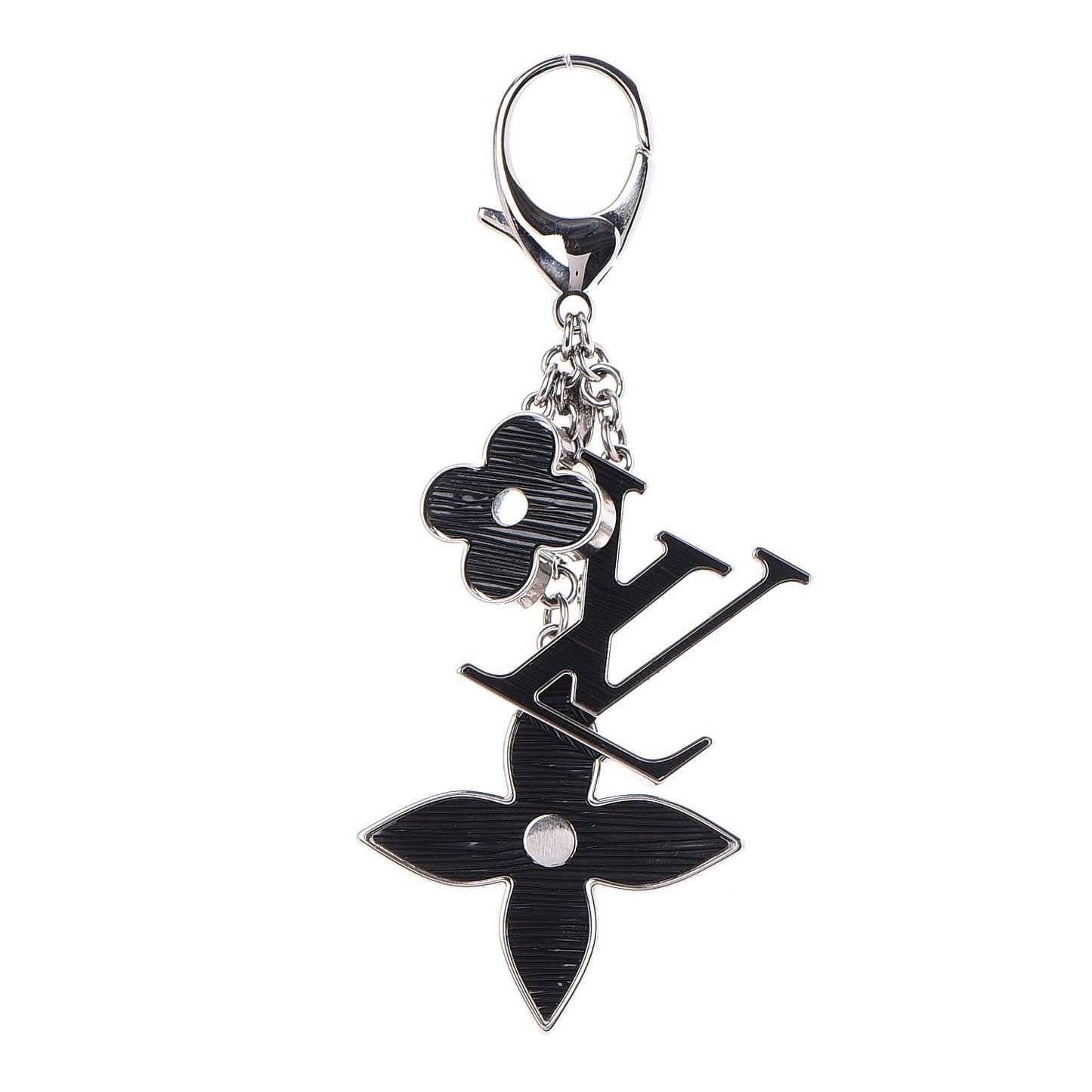 Electric Epi Fleur d'Epi Bag Charm Black