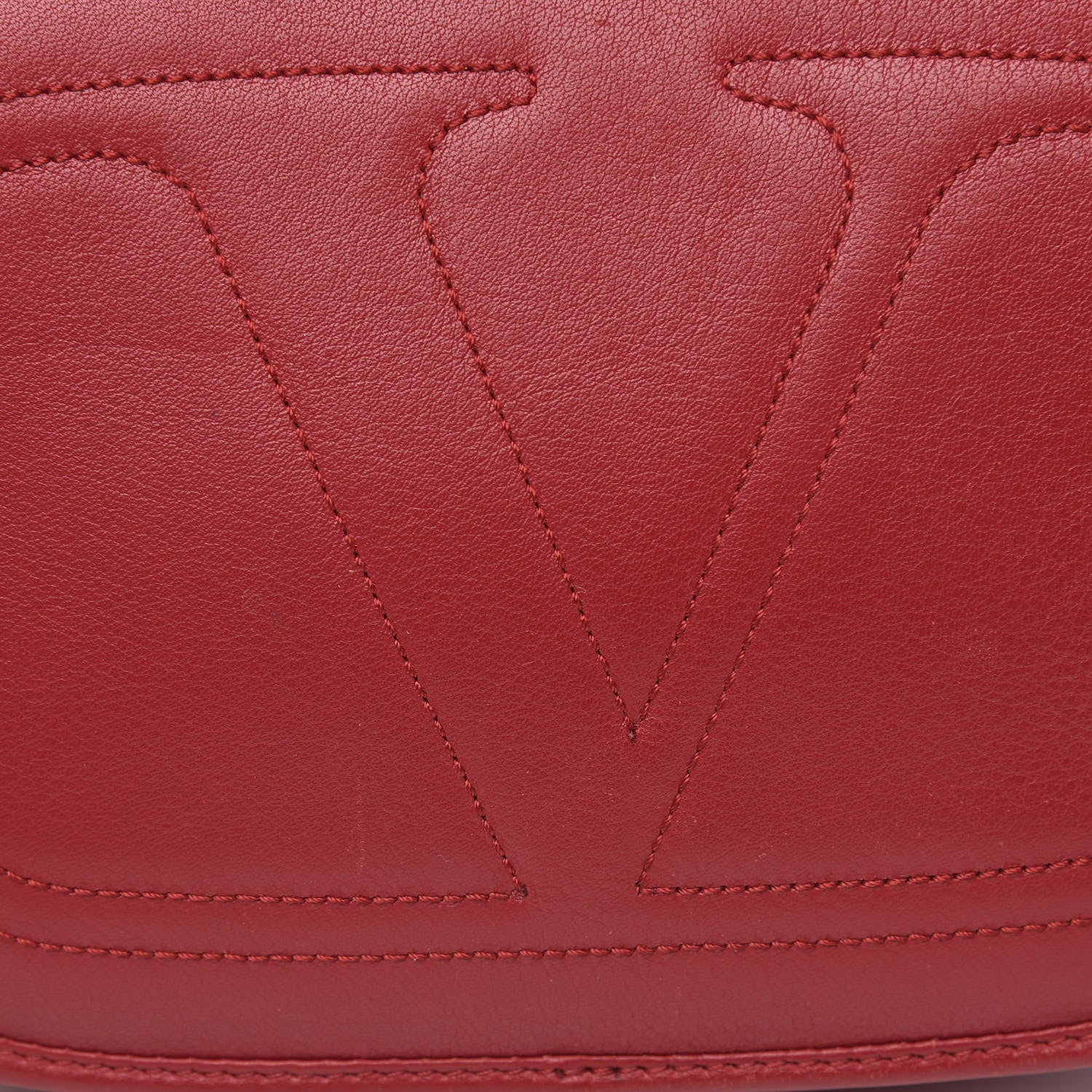 Valentino Garavani Vitello Small Logo Go Crossbody Bag Red 9 of 10