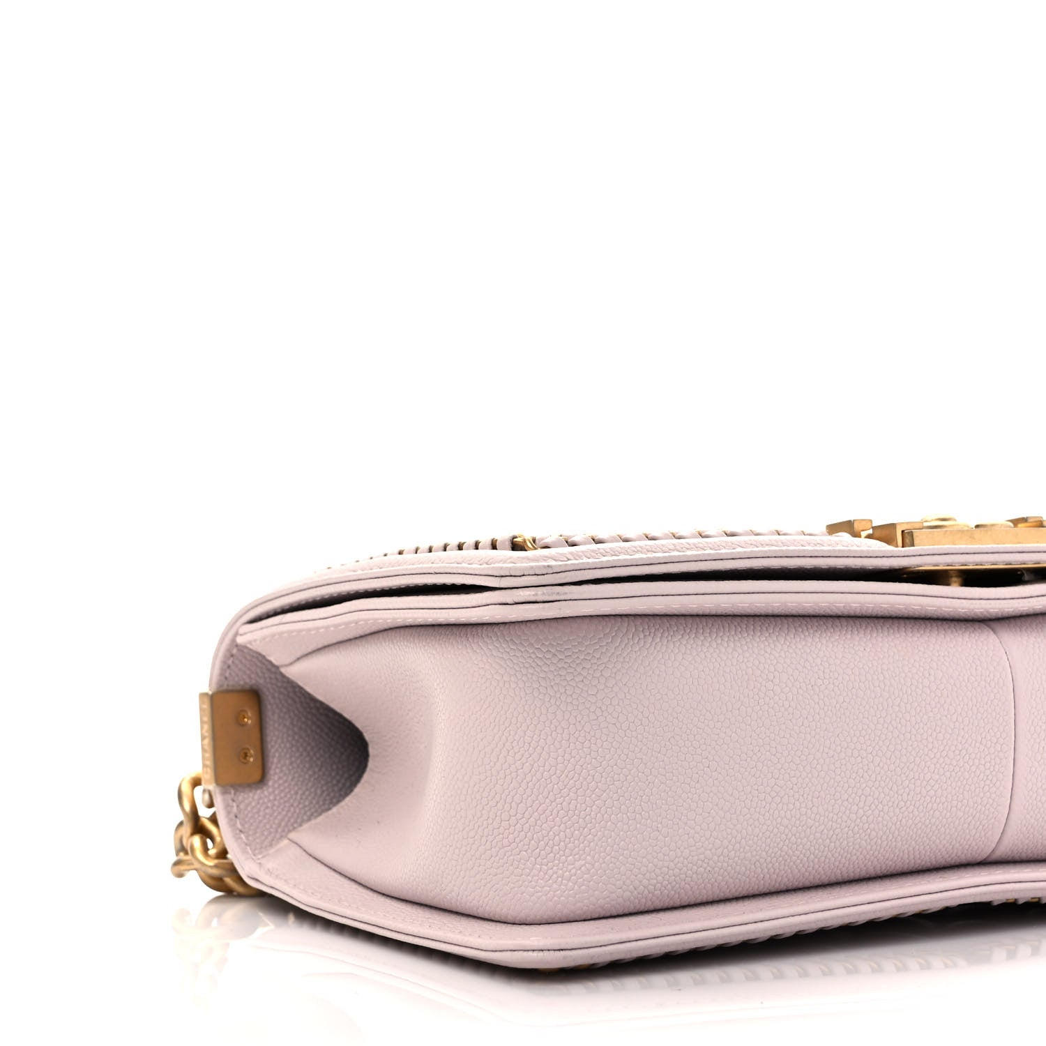 Chanel Caviar Quilted Chain Around Medium Boy Flap Light Purple 8 of 10