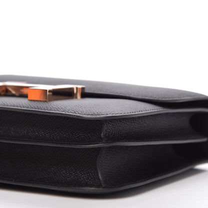 Hermes Epsom Constance 18 Black 8 of 12