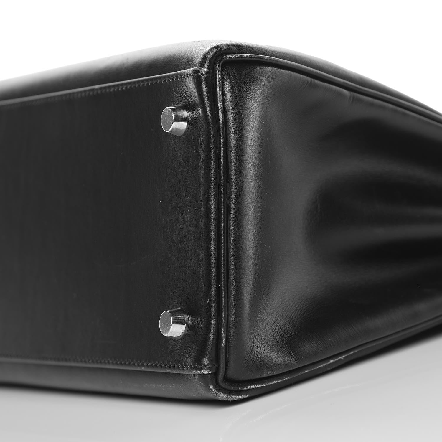 Hermes Box Kelly Retourne 32 Black 8 of 15