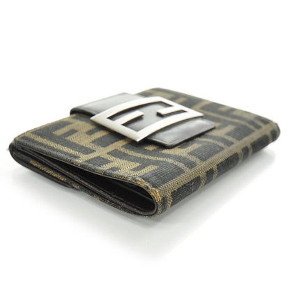Fendi Zucca Compact Wallet Tobacco 5 of 9
