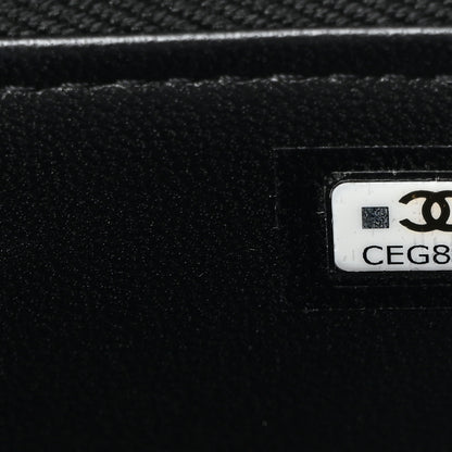 Chanel Lambskin Quilted Small Pillow Crush Vanity Case With Chain Black 7 of 11