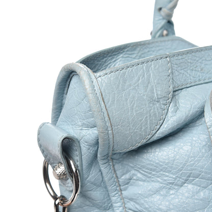 Balenciaga Agneau Giant 12 Silver Hardware City Bleu Dragee 12 of 13