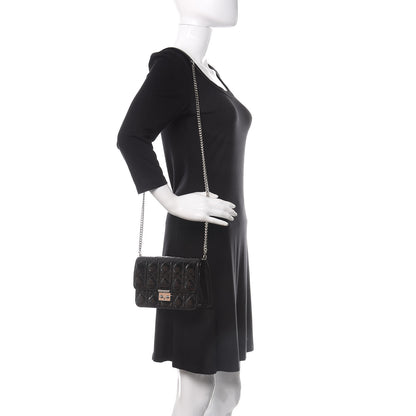 Christian Dior Patent Cannage Miss Dior Promenade Pouch Black 2 of 9
