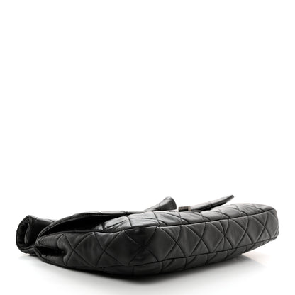 Chanel Lambskin Quilted Jumbo Roll 2.55 Reissue Clutch Black 4 of 11