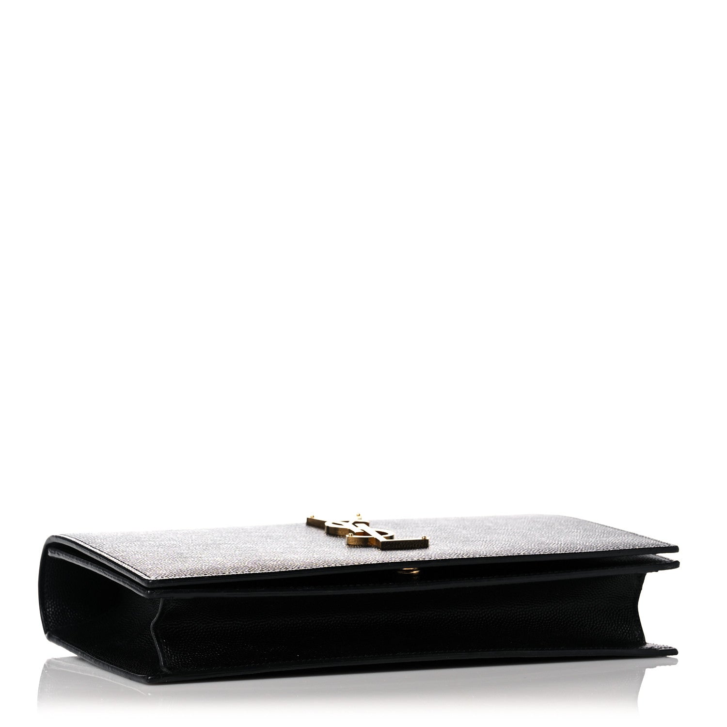 Saint Laurent Grain De Poudre Classic Monogram Kate Clutch Black 4 of 12