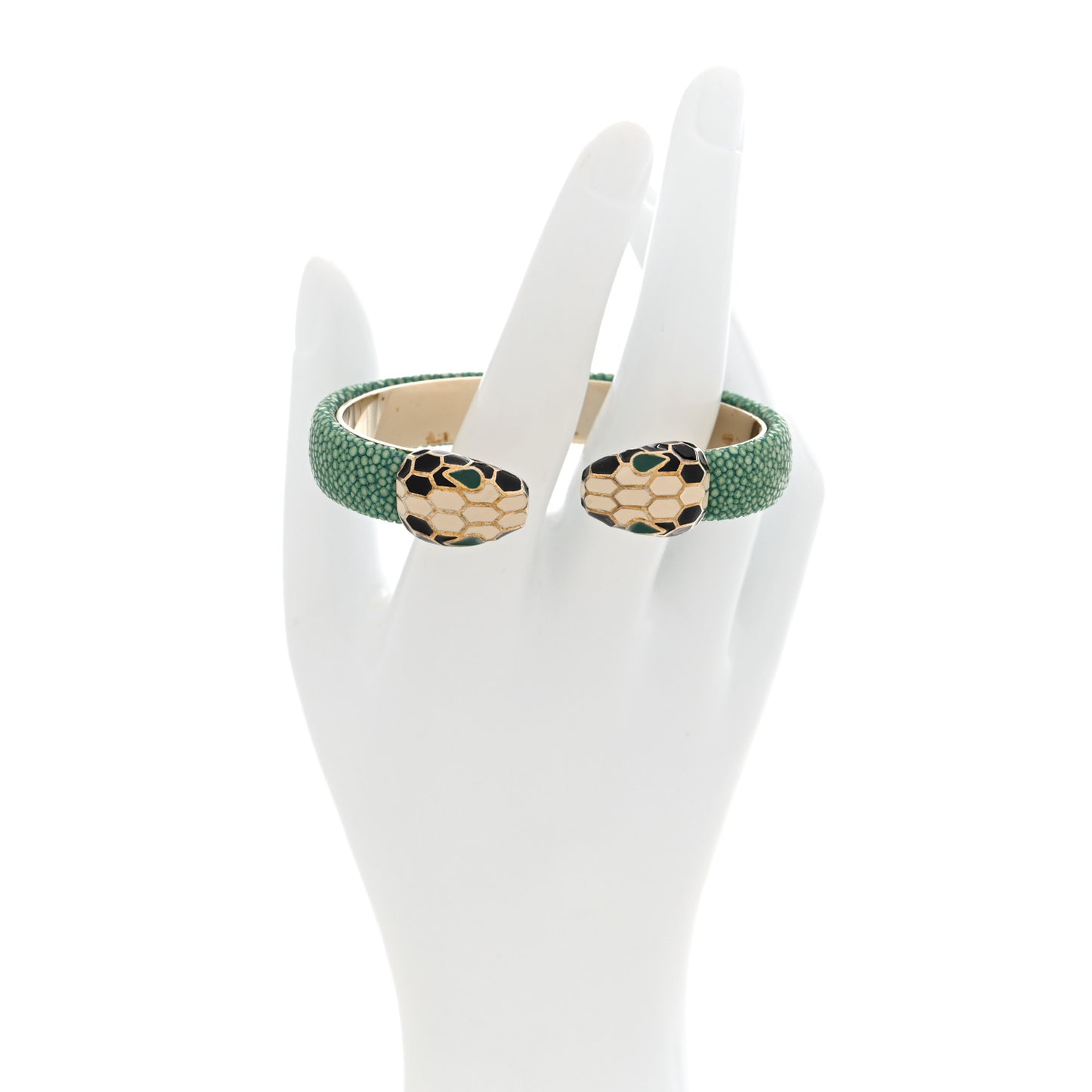 Galuchat Serpenti Forever Bracelet Green