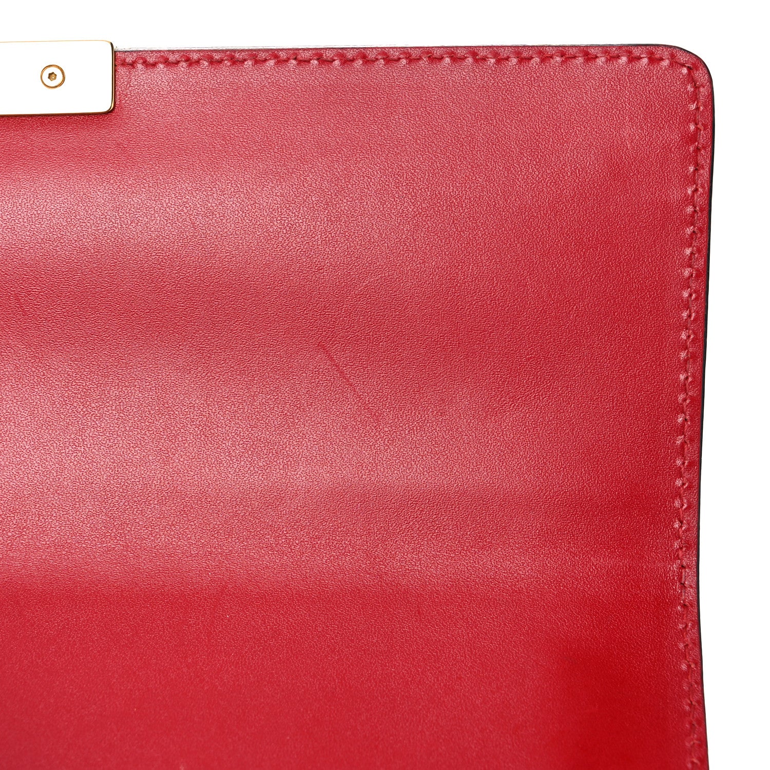 Gucci Guccissima Medium Padlock Shoulder Bag Hibiscus Red 14 of 23