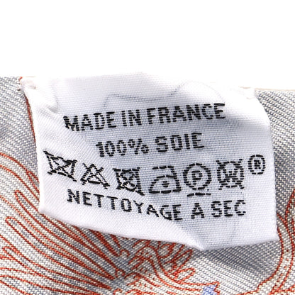 Hermes Silk Precious Paradise Twilly Gris Perle Bleu Vif Rose Pale Gris Perle Bleu Vif Rose Pale 4 of 4