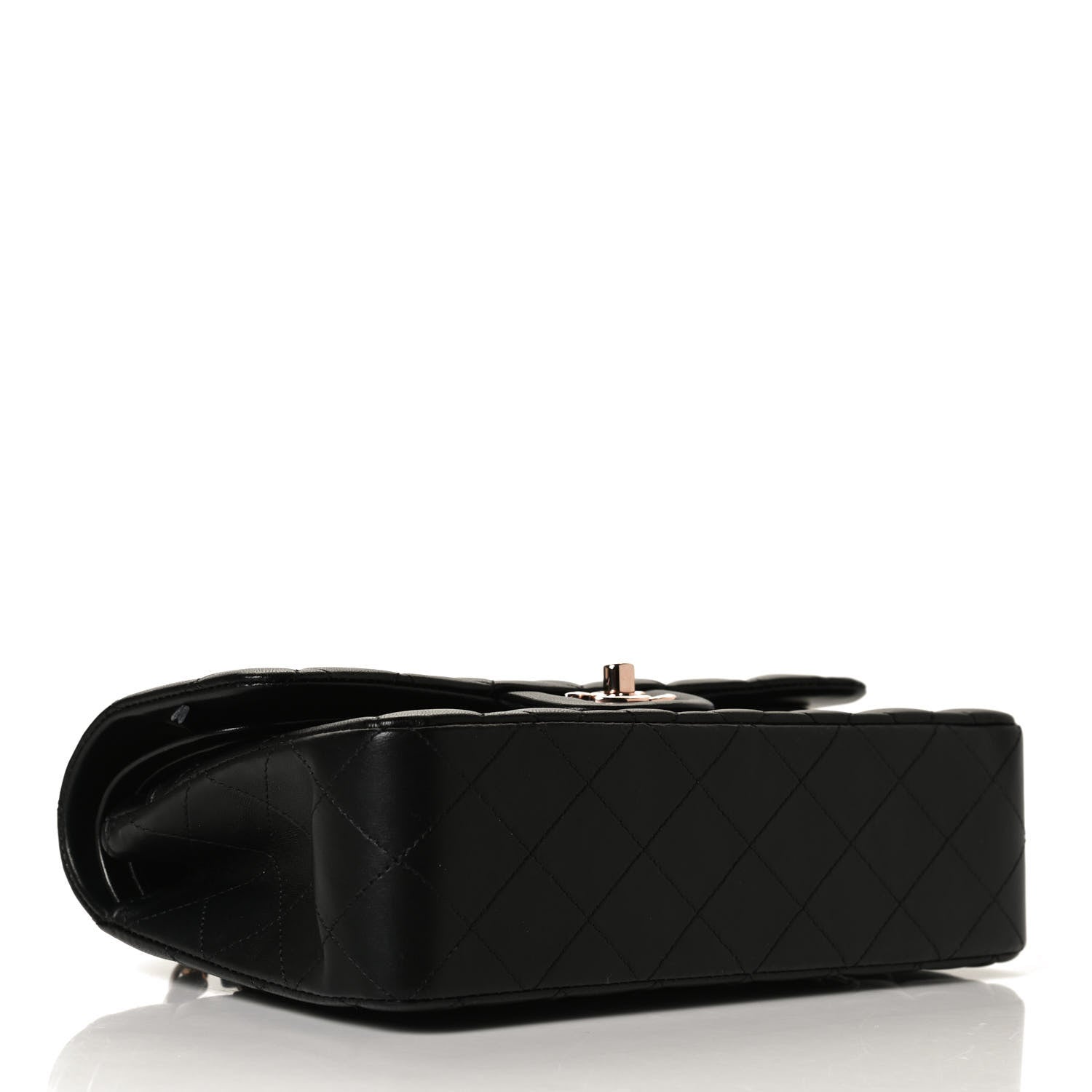 Chanel Lambskin Quilted Small Double Flap Black 4 of 14