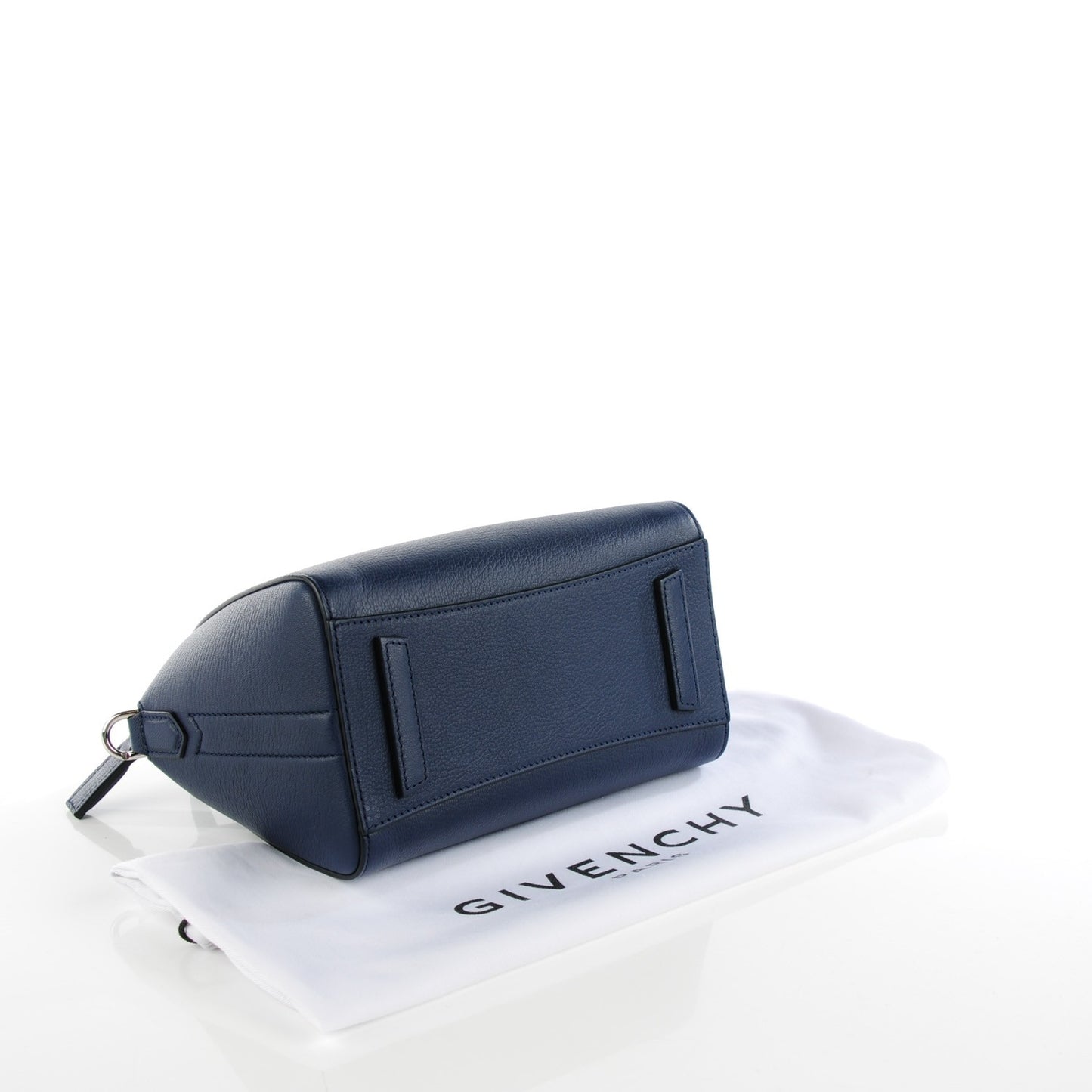 Sugar Goatskin Mini Antigona Navy