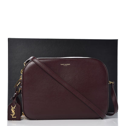 Saint Laurent Calfskin Medium Classic Monogram Camera Bag Bordeaux 7 of 7