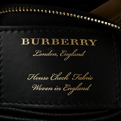 Burberry Derby Calfskin House Check Small Camberley Black 6 of 9
