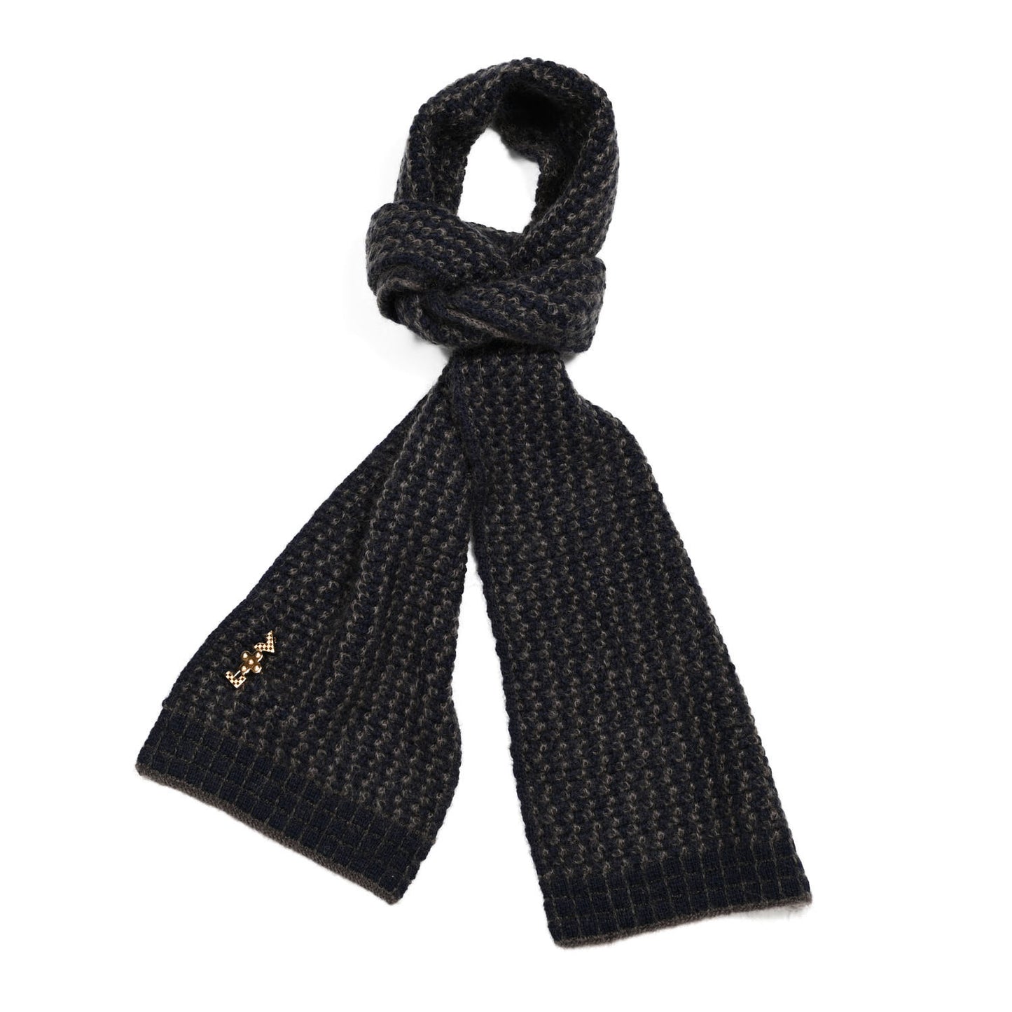 Mohair Wool Eleonor Scarf Black