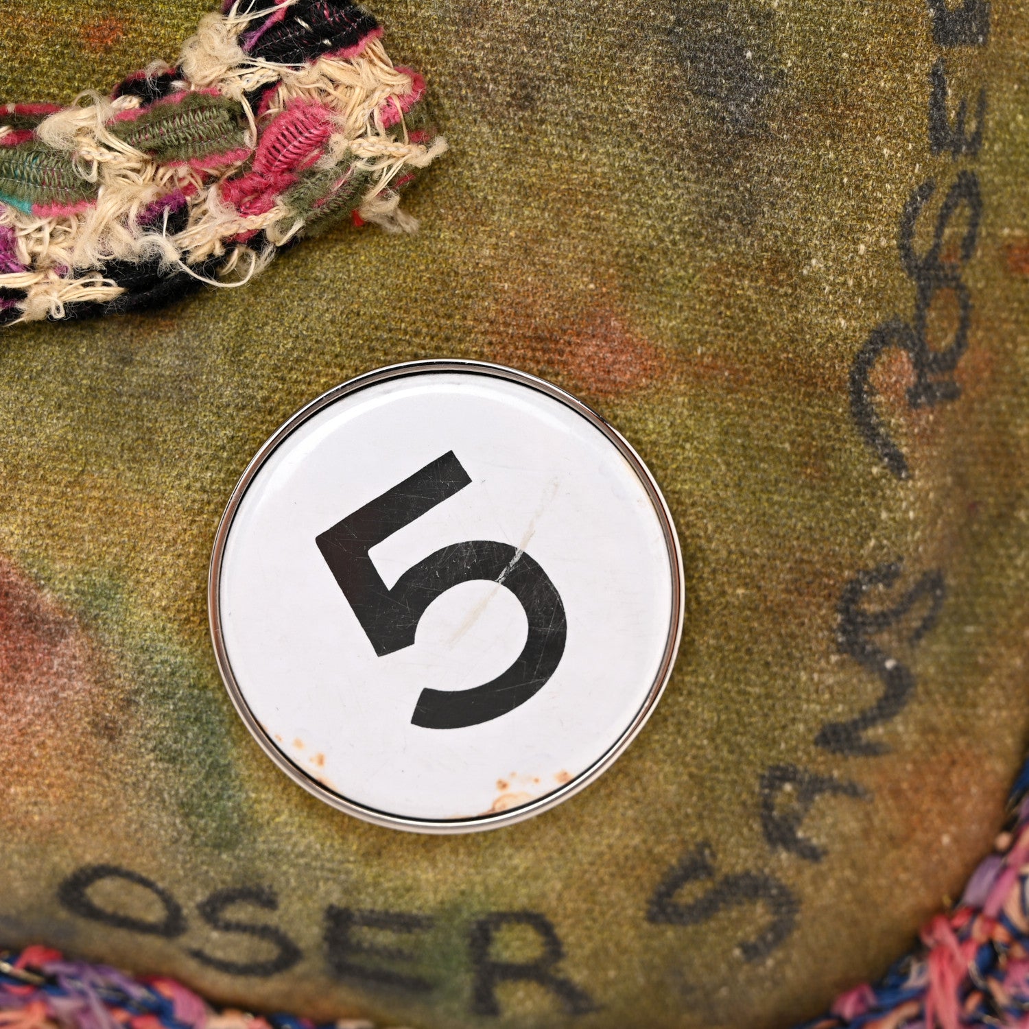 Chanel Washed Toile Graffiti On The Pavements Messenger Khaki Multicolor 11 of 13