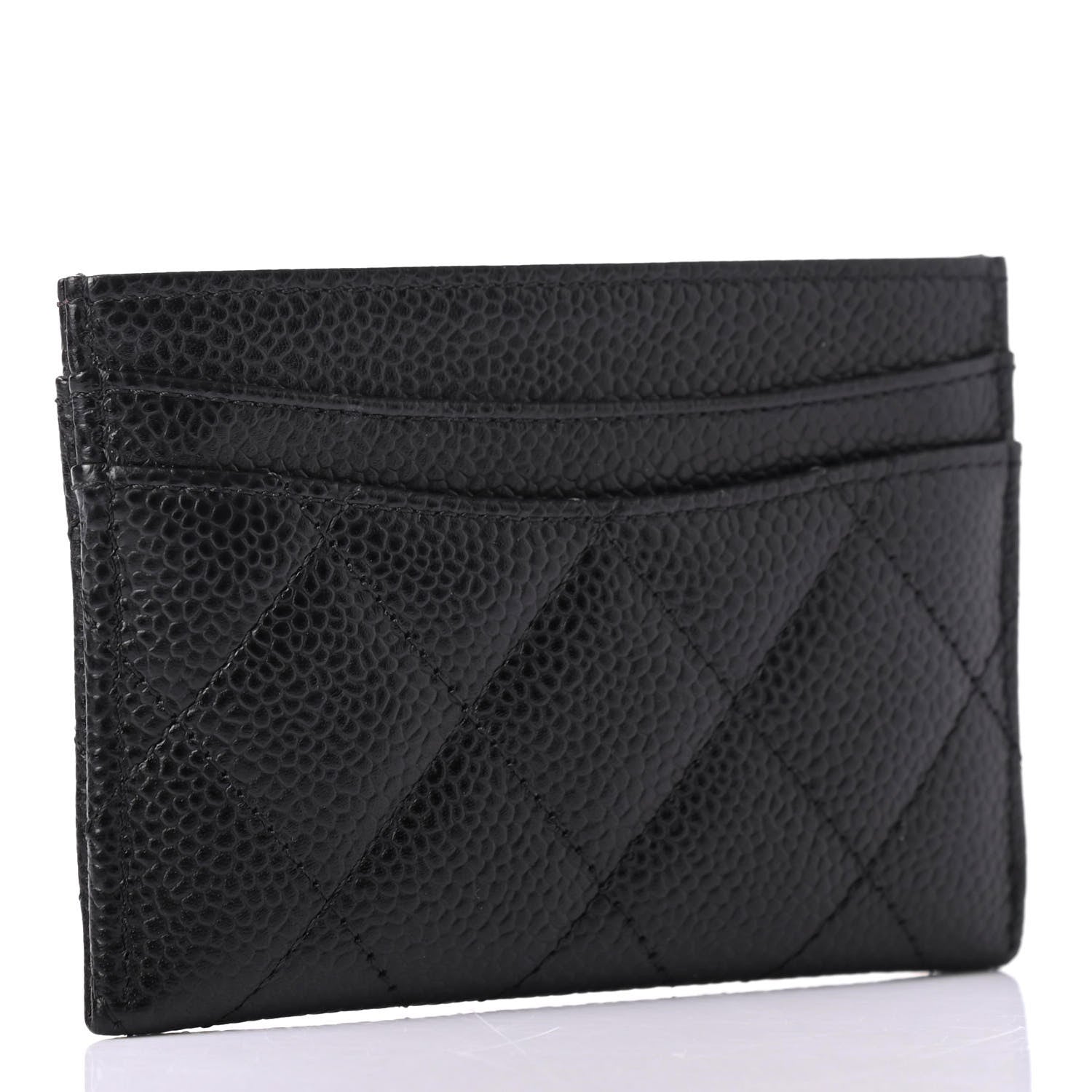 Chanel Caviar Quilted Card Holder Black 2 of 4