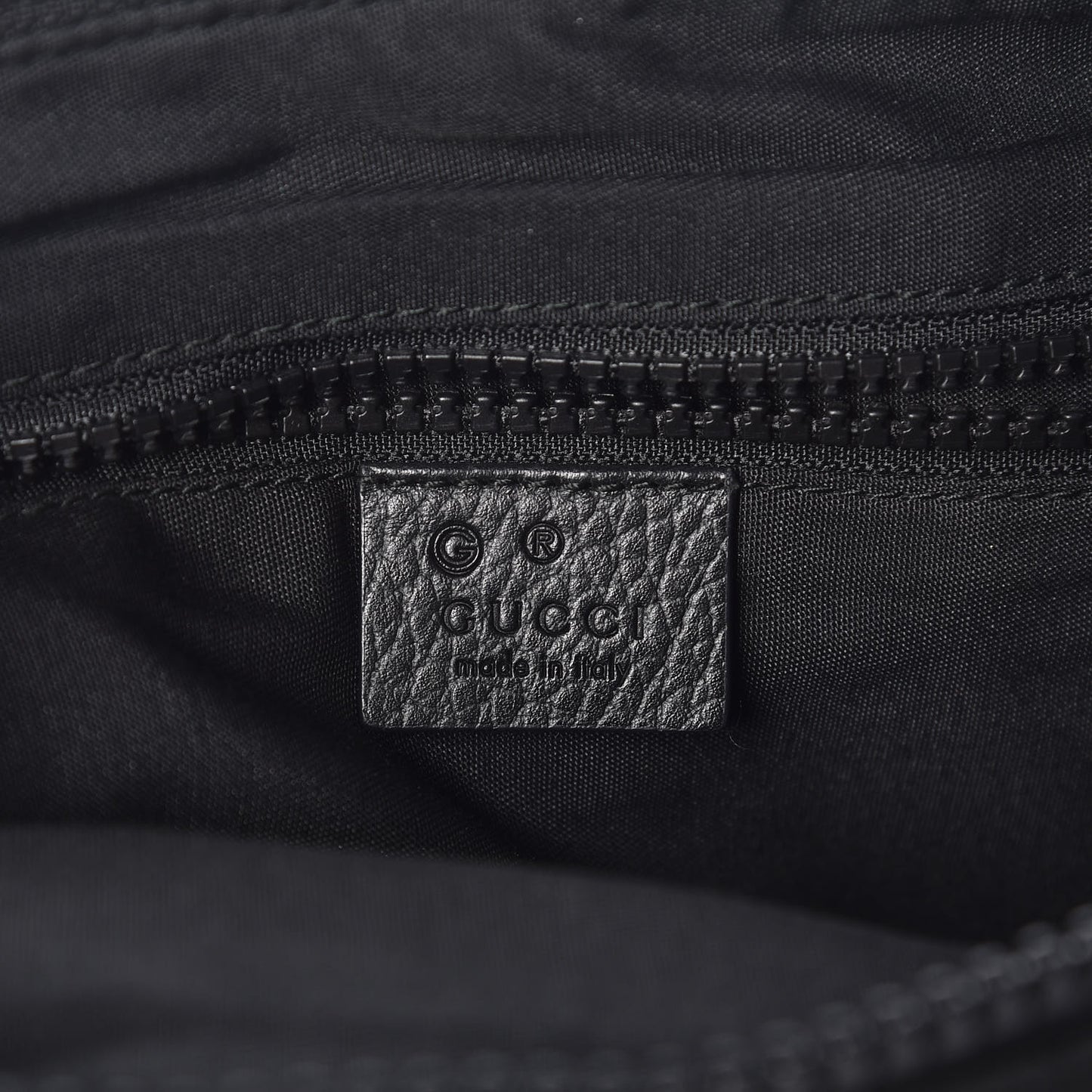 Nylon Monogram Medium Flat Messenger Bag Black