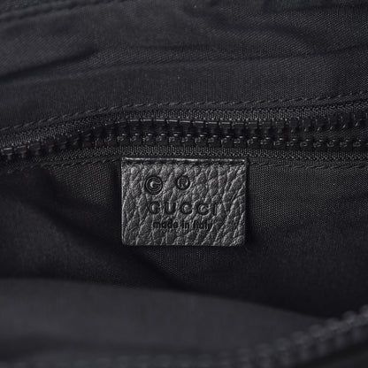 Gucci Nylon Monogram Medium Flat Messenger Bag Black 6 of 9