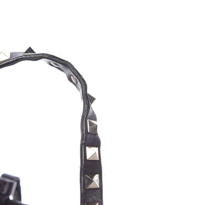 Valentino Garavani Vitello Small Rockstud Tote Griotte 10 of 14