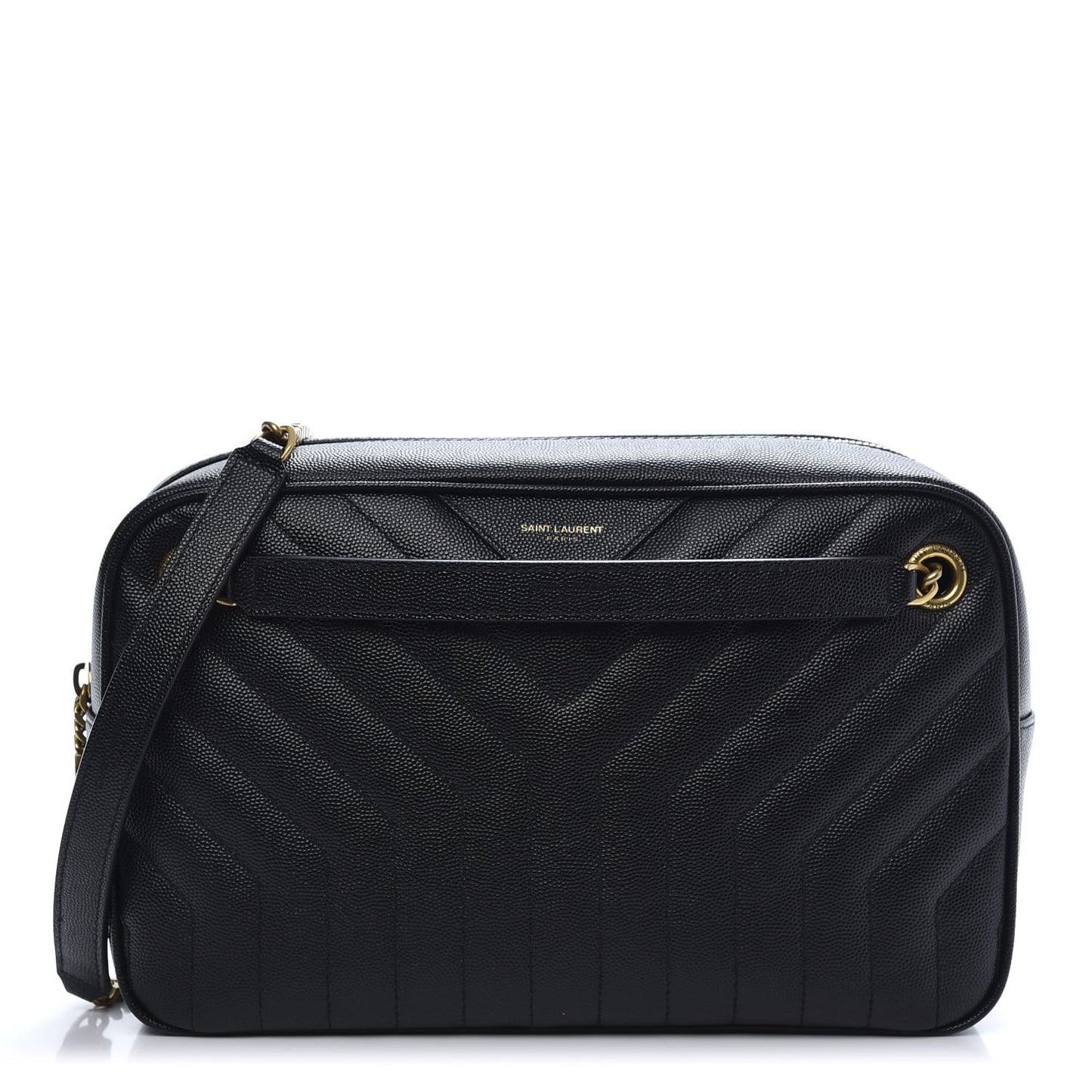 Calfskin Matelasse Joan Camera Bag Black