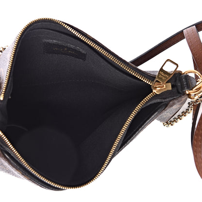 Louis Vuitton Monogram Pallas Clutch Black 5 of 10