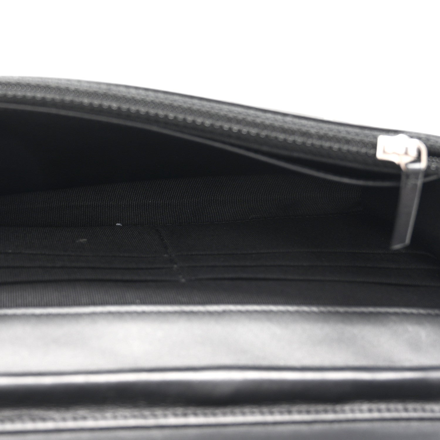 Chanel Patent Quilted Wallet On Chain WOC Black 5 of 12