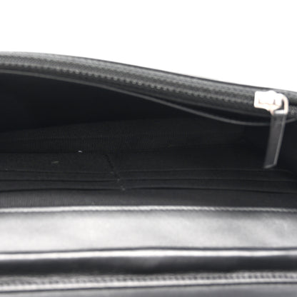 Chanel Patent Quilted Wallet On Chain WOC Black 5 of 12