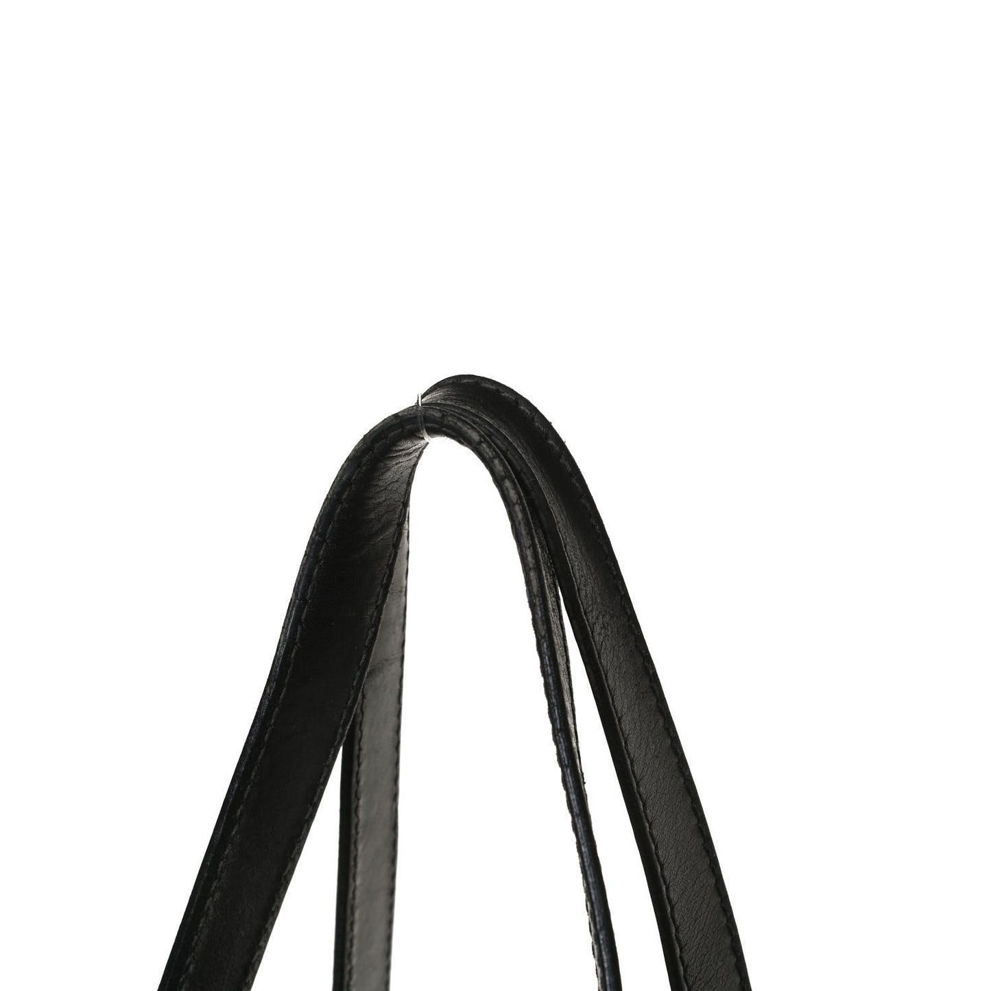 Crystal Monogram Bucket Tote Black