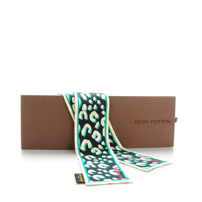 Louis Vuitton Silk Leopard Bandeau Blue Infini 6 of 6
