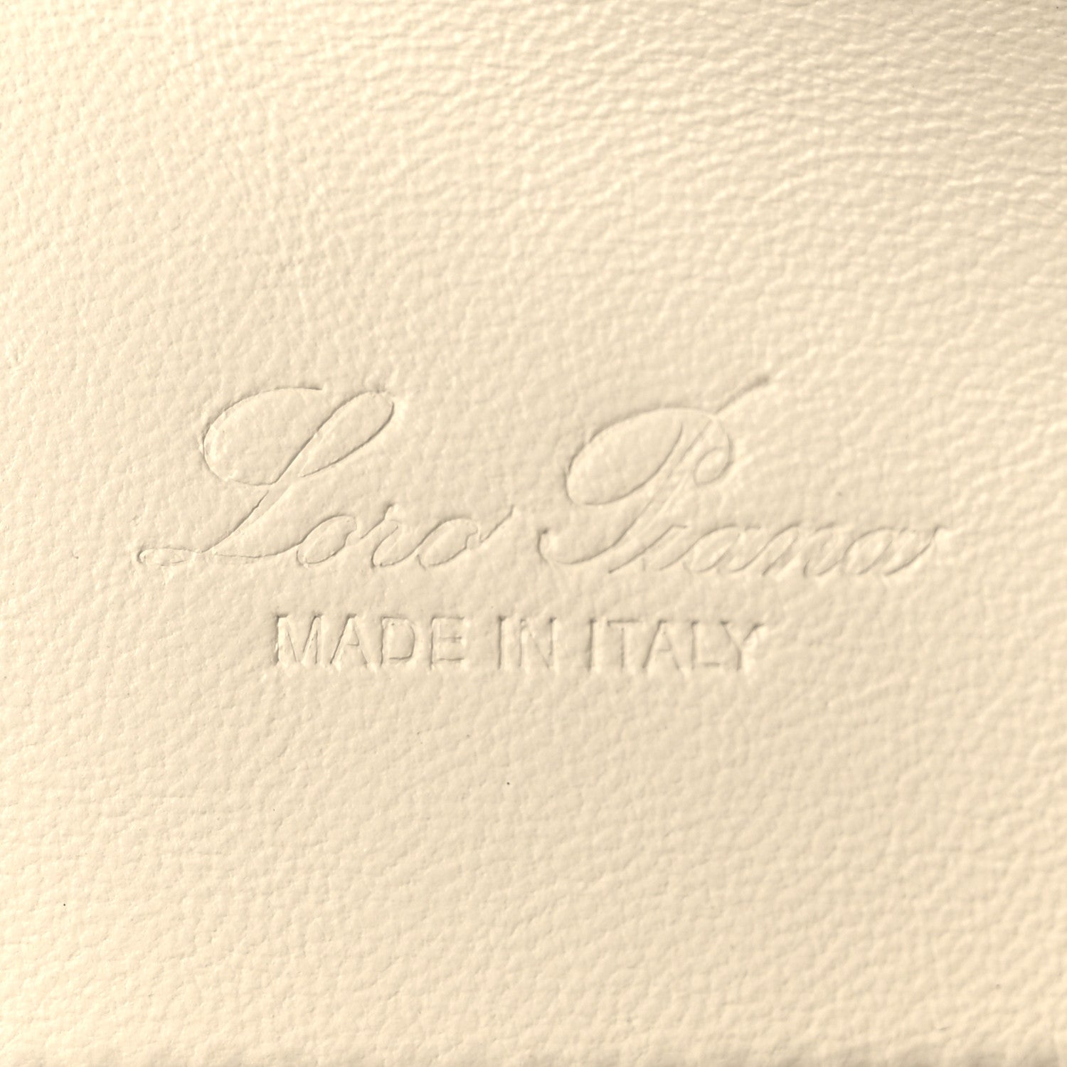 Loro Piana Grained Calfskin L19 Extra Pocket Pouch  Whisper White 10 of 19