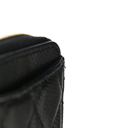 Chanel Caviar Quilted Classic Zipped Coin Purse Black 11 of 12
