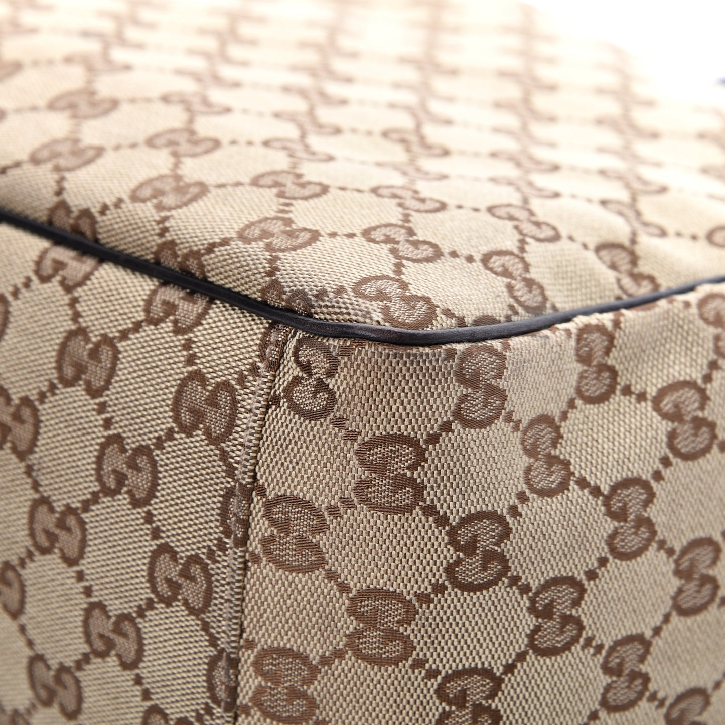 Monogram Large Positano Tote Brown