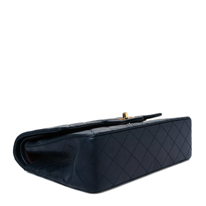 Chanel Lambskin Quilted Medium Double Flap Navy 4 of 12