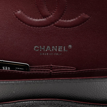Chanel Caviar Quilted Medium Double Flap Black 6 of 10
