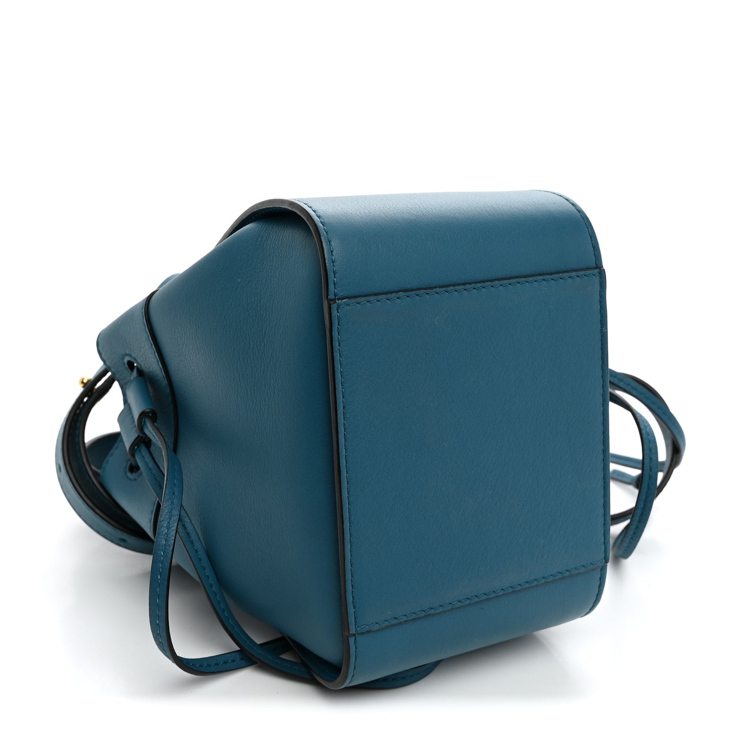 Calfskin Mini Hammock Shoulder Bag Dark Blue
