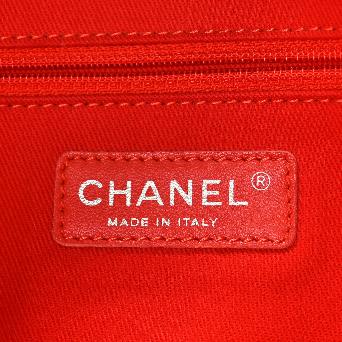 Perforated Calfskin Large Up In The Air Flap Red